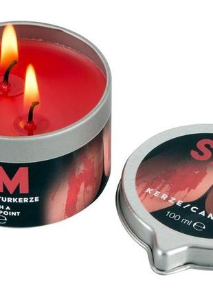 Свічка candle in a tin s/m
