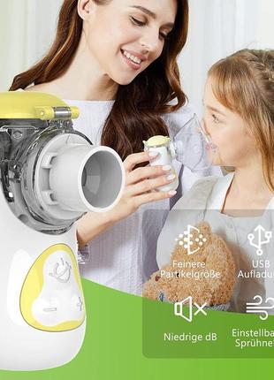 Інгалятор feellife nebuliser для дітей і дорослих 1 до 5 мікрон б/у4 фото