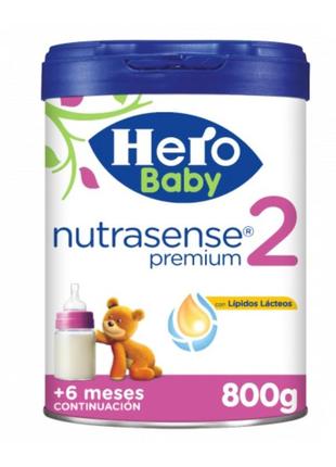 Смесь молочная hero baby nutrasense premium 2 для детей с 6 месяцев 800 г