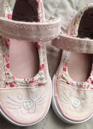Мокасини, кеди, тапочки на девочку 20р, 13см