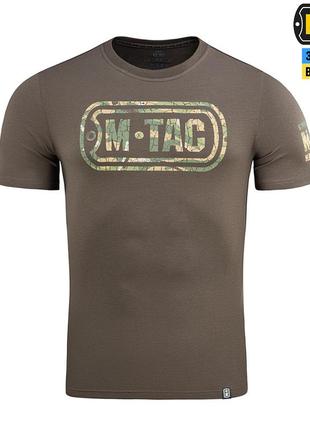 M-tac футболка logo dark olive m2 фото