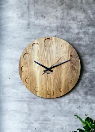 Часы настенные деревянные 40см wooden serenity