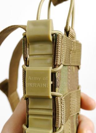 Жесткий усиленный тактический подсумок kiborg gu single mag pouch multicam ll6 фото