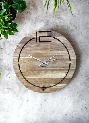 Часы настенные деревянные 40 см timeless timber3 фото