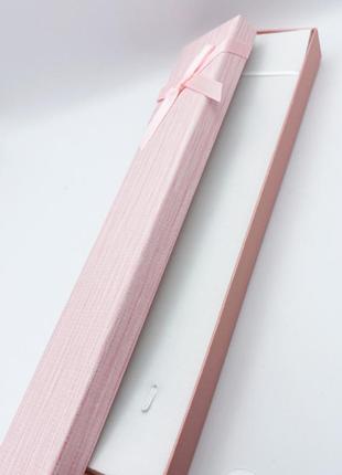 Коробочка для украшений под браслет или цепочку розовая4 фото