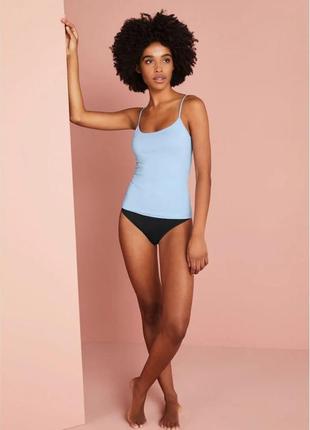 Женские трусики слип, размер m/l, цвет черный