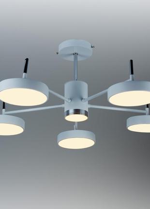 Люстра стельова, світильник стельовий білий sunlight n4192/5