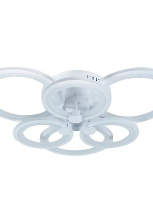 Потолочная led люстра, светильник светодиодный белый sunlight  5332/3+32 фото