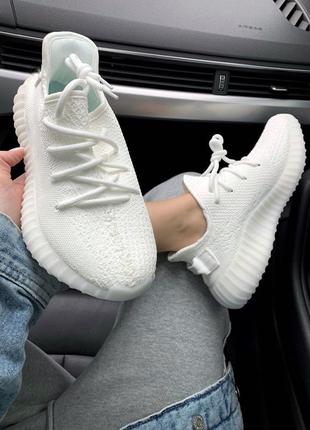 Adidas yeezy boost  350 white 🔺женские кроссовки3 фото