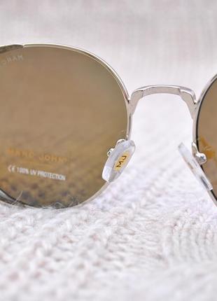 Фірмові круглі окуляри сонцезахисні з бічної шорой marc john polarized mj07894 фото