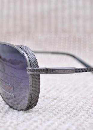Фирменные солнцезащитные очки капля с боковой шорой marc john polarized mj07883 фото