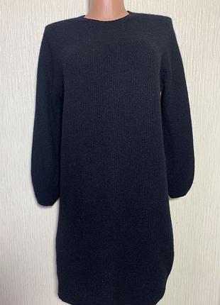 Uniqlo шерстяное платье миди2 фото
