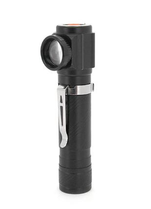 Налобний+ ручний ліхтарик bailong w01-t6, 4 реж., водостійкий, ударостійкий, вбудований акумулятор, box4 фото