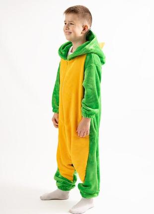 Дитяча піжама-кигурумі дракон, велсофт,топ юрма одяг2 фото