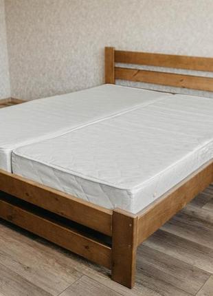 Ліжко 140*200 горіх, двоспальне. ліжко деревянне, з цільного дерева, без зрощень,
3 масиви зноси