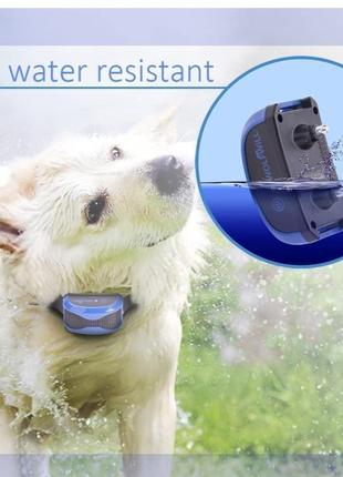 Wolfwill водонепроникний акумуляторний нашийник для дресирування собак з дистанційним керуванням 120 м3 фото