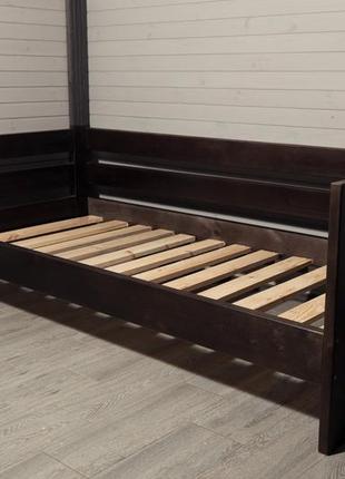 Ліжко деревянне. 0.9*2 підліткове. кровать деревянная4 фото