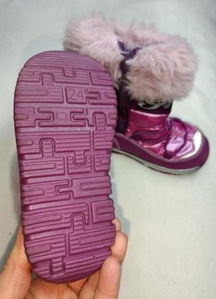 Сапожки для девочки. размер 24 стелька 15 см. зимние ботинки на девочку зимние сапоги розовые ботинки зимние сапожки.2 фото