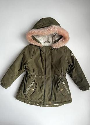 Фирменная парка для ребенка 2-3 года 98 см primark