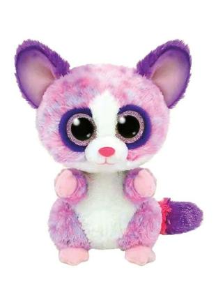 М’яка іграшка ty beanie boos рожевий лемур becca 15 см (36395)