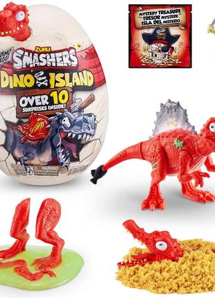 Іграшка у наборі smashers mini dino island з аксесуарами-b (смешерс міні діно айленд), 7486b