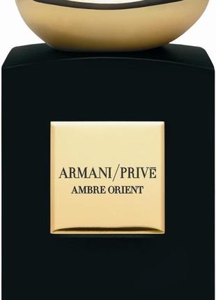 Парфуми унісекс armani prive ambre orient (тестер) 100 ml.