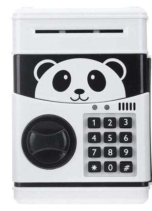 Электронный сейф копилка с кодовым замком панда shopmarket