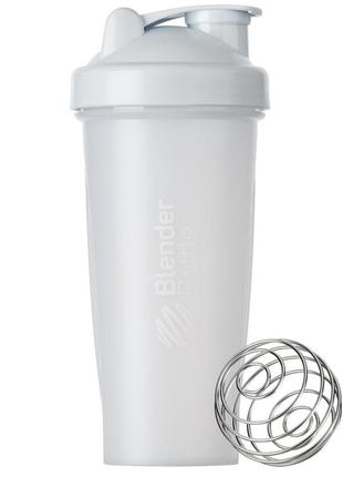 Шейкер спортивный blenderbottle classic 28oz/820ml white (original)