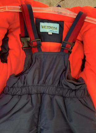 Куртка/полукомбез набором зима. weishida р.865 фото