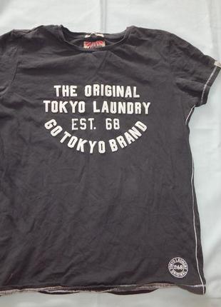 Tokyo laundry футболка трикотажная модная на мальчика 13 лет