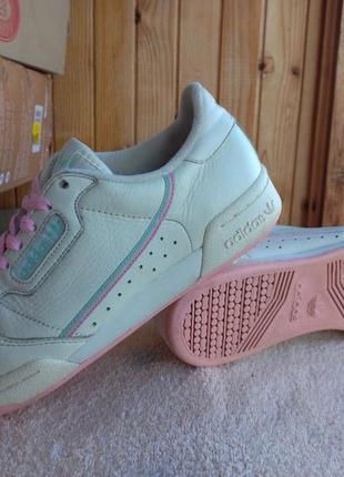 Adidas continental 80 off white true pink clear mint bd7645 original