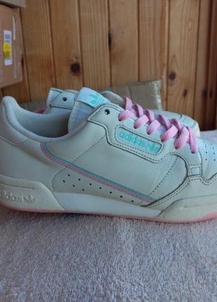 Adidas continental 80 off white true pink clear mint bd7645 original2 фото