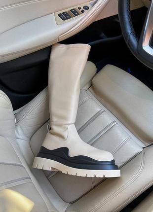 Bottega veneta beige high premium (без лого) ❄️