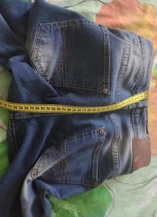 Брендовые джинсы с потертастями на 11-12лет denim ovs7 фото