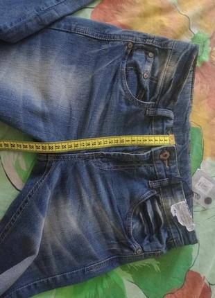 Брендовые джинсы с потертастями на 11-12лет denim ovs6 фото