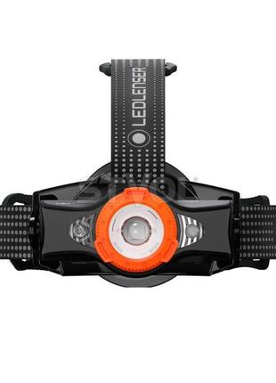 Налобний ліхтар ledlenser mh11 black&orange, заряджається, 1000/750/300/10