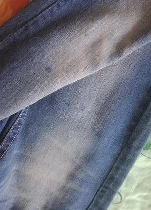 Брендовые джинсы с потертастями на 11-12лет denim ovs9 фото