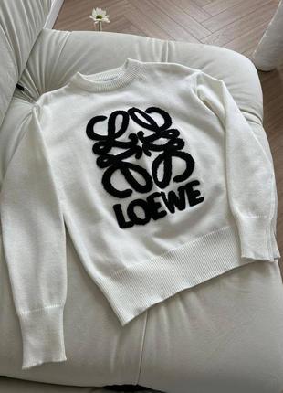 Кофта свитер loewe с вышивкой