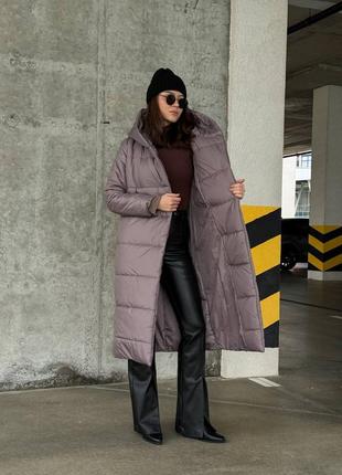 Куртка зима ❄️ силикон черный, беж, серо бежевый9 фото