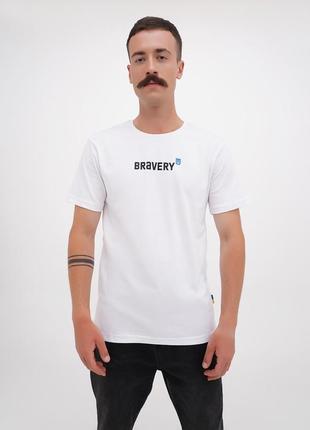 Bravery original біла футболка