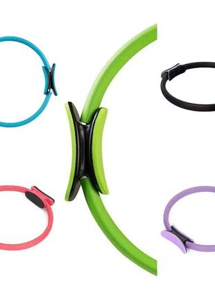 Кольцо эспандер для пилатеса 36 см ms 2287 зеленый