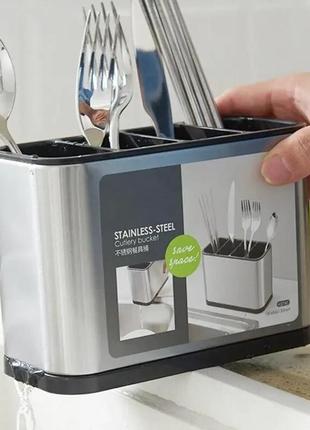 Кухонний органайзер для столових приладів, підставка для ножів, surface4 фото