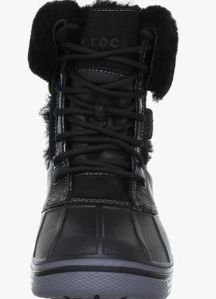 crocs Sand allcast product duck boot. кроксы с натуральным мехом.2 фото