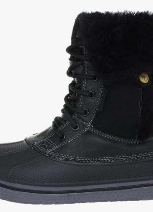 crocs Sand allcast product duck boot. кроксы с натуральным мехом.4 фото