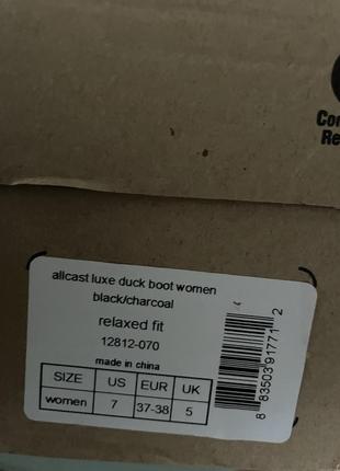 Crocs allcast luxe duck boot. кроксы с натуральным мехом.7 фото