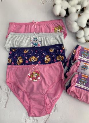 Набор трусиков щенячий патруль для девочек