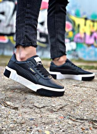 Кросівки кеді puma cali remix black/white кросівки, кеди2 фото