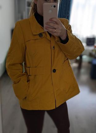 Куртка из желтого джинса2 фото
