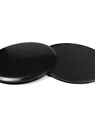 Ковзні диски, упори для фітнесу sport 17.5 см 2 шт., пара, ms-2514 червоний