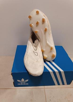 Бутси adidas copa pure+ firm ground boots white (hq8891) оригінал6 фото